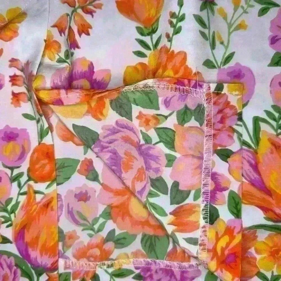 BONWORTH VINTAGE WHITE FLORAL SKIRT - Picture 8 of 9